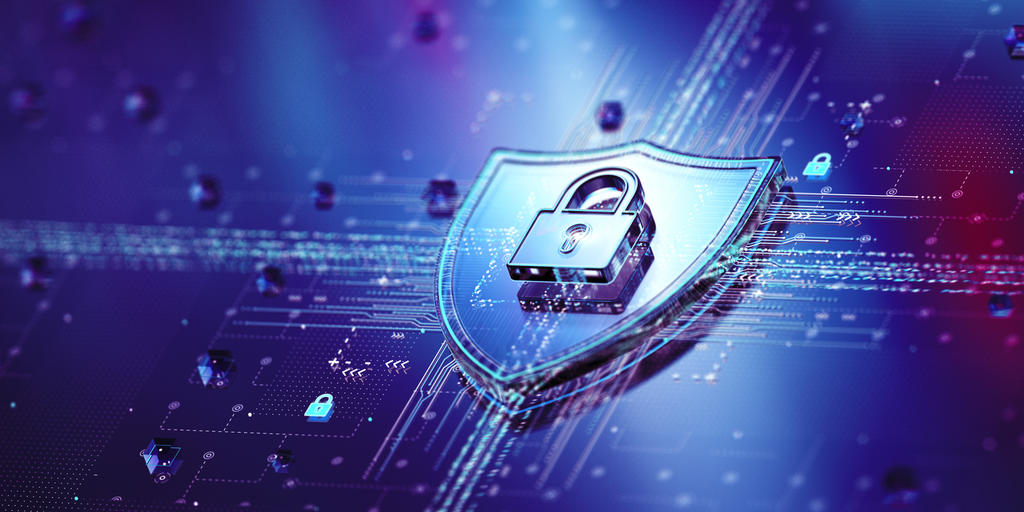 3D rendering of a security system concept